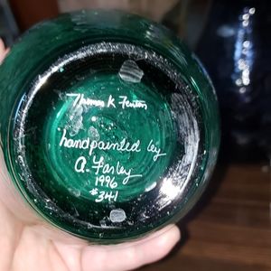 Hand painted vase
